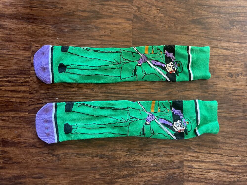 The Joker socks adult one size